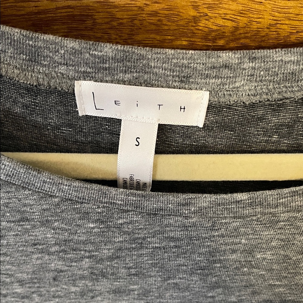 Heather Gray Long Sleeve Dress - Picture 2 of 5